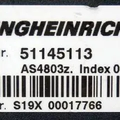Jungheinrich 51145113 | Stuur regeling Controller AS4803 Z index O  from ETV214 year 2011 sn. S19X00017799