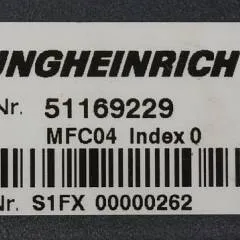 Jungheinrich 51169229 | MFC04 Index O hydraulic from ETV216 year 2011 sn. S1FX00000262