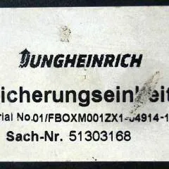 Jungheinrich 51303168 | Zekeringkast Fusebox sn. 01/FBOXM001ZX1-64914-14