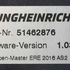 Jungheinrich 51561172 | Rij/hef/stuur regeling  drive/lift/steering controller AS2412 i S - 7 index A Sw. 1,03 51462876  from ERE120 folding platform year 2018 sn. S1AP70003458
