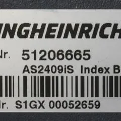 Jungheinrich 51206665 | Rij/hef regeling Drive/lift controller AS2409 i S Index B Sw. 1,04 51235591 from EJC 110 year 2016 sn. S1GX00052659