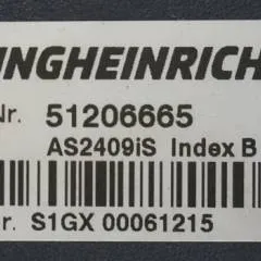 Jungheinrich 51206665 | Rij/hef regeling Drive/lift controller AS2409 i S Index B Sw. 1,03 51462872 from ERE120 folding platform year 2017 sn. S1GX00061215