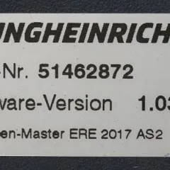Jungheinrich 51206665 | Rij/hef regeling Drive/lift controller AS2409 i S Index B Sw. 1,03 51462872 from ERE120 folding platform year 2017 sn. S1GX00061215