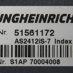 Jungheinrich 51561172 | Rij/hef/stuur regeling  drive/lift/steering controller AS2412 i S - 7 index A Sw. 1,03 51462876  from ERE120 folding platform year 2018 sn. S1AP70004008