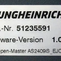 Jungheinrich 51206665 | Rij/hef regeling Drive/lift controller AS2409 i S Index B Sw. 1,04 51235591 from EJC 110 year 2016 sn. S1GX00052645