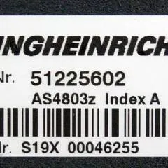 Jungheinrich 51225602 | Stuur regeling steering Controller AS4803 Z index A from ETV214 year 2013 sn. S19X00046255