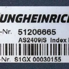 Jungheinrich 51206665 | Rij/hef regeling Drive/lift controller AS2409 i S Index B Sw. 2,03 51246071 from ERE120 year 2012 sn. S1GX00030155