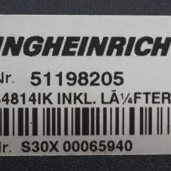 Jungheinrich 51159321 | Rij/hef regeling drive/lifting controller AS4814Ik Index A 51198205 inkl. LA1/4FTER from ETV216 year 2011 sn. S1EX00010946