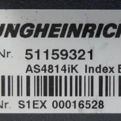 Jungheinrich 51159321 | Rij/hef regeling drive/lifting controller AS4814Ik Index A 51198205 inkl. LA1/4FTER from ETV214 year 2014 sn. S1EX00016528