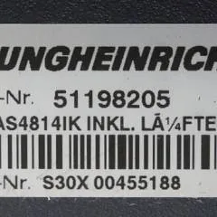 Jungheinrich 51159321 | Rij/hef regeling drive/lifting controller AS4814Ik Index A 51198205 inkl. LA1/4FTER from ETV214 year 2014 sn. S1EX00016528
