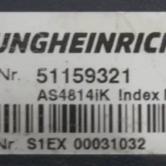 Jungheinrich 51159321 | Rij/hef regeling drive/lifting controller AS4814Ik Index B Sw. 1.07 51212688 from ETV214 year 2012