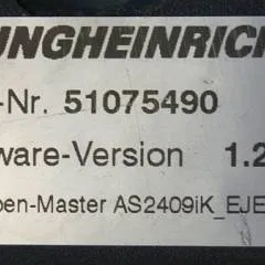 Jungheinrich 51037594 | Rij/hef regeling Drive/lift controller AS2409 i k index B Sw. 1,27 51075490 from EJE220 year 2015 sn. S12X 00089175