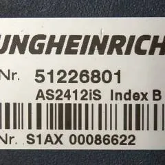 Jungheinrich 51226801 | Rij/hef/stuur regeling  drive/lift/steering controller AS2412 i S index B Sw 1,06 51263516 sn. S1AX00086622 from ERE225 fixed platform year 2016