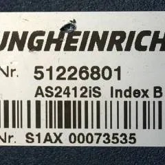 Jungheinrich 51226801 | Rij/hef/stuur regeling  drive/lift/steering controller AS2412 i S index B Sw 1,02 51419306 sn. S1AX00073535 from ECE220 year 2016