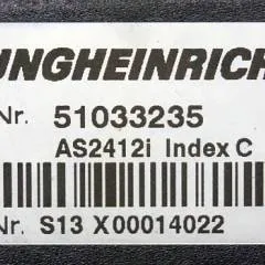 Jungheinrich 51033235 | Rij regeling Drive controller AS2412i index C from EZS130 year 2010 sn. S13X00014022