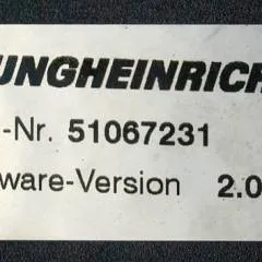 Jungheinrich 51033235 | Rij regeling Drive controller AS2412i index C Sw. 2,03 from ERE225 FP year 2012 sn. S13X00028648