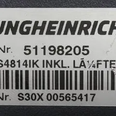 Jungheinrich 51159321 | Rij/hef regeling drive/lifting controller AS4814Ik Index A 51198205 inkl. LA1/4FTER from ETV214 year 2015 sn. S1EX00021461