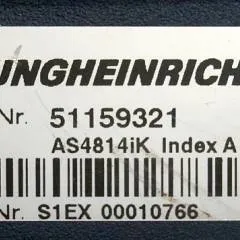 Jungheinrich 51159321 | Rij/hef regeling drive/lifting controller AS4814Ik Index A 51198205 inkl. LA1/4FTER from ETV214 year 2013 sn. S1EX00010766
