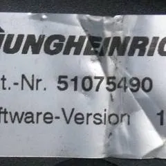 Jungheinrich 51037594 | Rij/hef regeling Drive/lift controller AS2409 i k index B Sw. 1,26 51075490 from EJE220 year 2014 sn. S12X 00079149