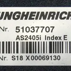 Jungheinrich 51037707 | Rij regeling driving controller AS2405i index E Sw. 1,28 51062370 sn. S18X00069130 from EJE120 year 2013