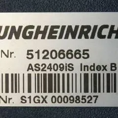 Jungheinrich 51206665 | Rij/hef regeling Drive/lift controller AS2409 i S Index B Sw. 2,05 51246071 from ERE120 folding platform year 2016 sn. S1GX00098527