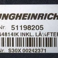 Jungheinrich 51198205 | Rij/hef regeling drive/lifting controller AS4814Ik inkl. LA1/4FTER  sn. S30X00242371 from ETV216 year 2013
