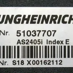 Jungheinrich 51037707 | Rij regeling driving controller AS2405i index E Sw. 1,31 51062370 sn. S18X00162112 from EJE C20 year 2018