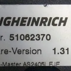 Jungheinrich 51037707 | Rij regeling driving controller AS2405i index E Sw. 1,31 51062370 sn. S18X00162112 from EJE C20 year 2018