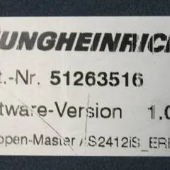 Jungheinrich 51226801 | Rij/hef/stuur regeling  drive/lift/steering controller AS2412 i S index B Sw. 1,06 51263516 sn. S1AX00096144 from ERE225 fixed platform year 2017
