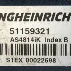Jungheinrich 51159321 | Rij/hef regeling drive/lifting controller AS4814Ik Index B 51198205 inkl. LA1/4FTER  sn. S1EX00022698 from ETV320 year 2015