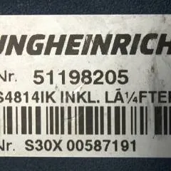 Jungheinrich 51159321 | Rij/hef regeling drive/lifting controller AS4814Ik Index B 51198205 inkl. LA1/4FTER  sn. S1EX00022698 from ETV320 year 2015