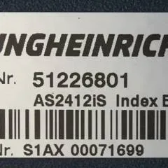 Jungheinrich 51226801 | Rij/hef/stuur regeling  drive/lift/steering controller AS2412 i S index B sn. S1AX00071699  from EKS110 year 2017