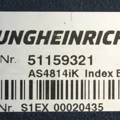 Jungheinrich 51159321 | Rij/hef regeling drive/lifting controller AS4814Ik Index A 51198205 inkl. LA1/4FTER  sn. S1EX00020435 from ETV214 year 2015