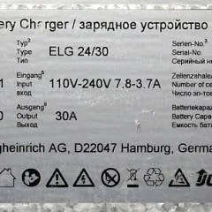 Jungheinrich 51871342 | build in charger 24V/30A 100-300Ah sn. SR0X0002524