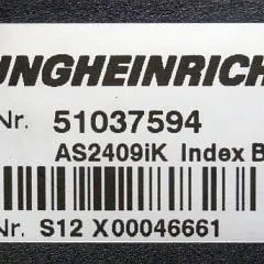Jungheinrich 51037594 | Rij/hef regeling Drive/lift controller AS2409 i k index B Sw. 1,03 51093699 sn. S12X00038949 from ERE120 year 2011