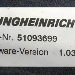 Jungheinrich 51037594 | Rij/hef regeling Drive/lift controller AS2409 i k index B Sw. 1,03 51093699 sn. S12X00038949 from ERE120 year 2011