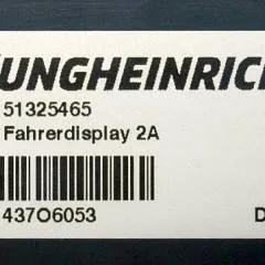 Jungheinrich 51325465 | Fahrerdisplay 2A for ETV/M from year 2011 till 2016 sn. 43706053
