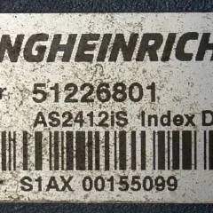 Jungheinrich 51226801 | Rij/hef/stuur regeling  drive/lift/steering controller AS2412 i S index D Sw 1,17 51419306 sn. S1AX00155099 from ECE225 year 2016