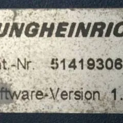 Jungheinrich 51226801 | Rij/hef/stuur regeling  drive/lift/steering controller AS2412 i S index D Sw 1,17 51419306 sn. S1AX00155099 from ECE225 year 2016
