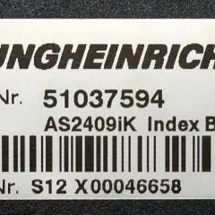 Jungheinrich 51037594 | Rij/hef regeling Drive/lift controller AS2409 i k index B Sw. 1,03 51093699 sn. S12X00046658 from ERE120 year 2011
