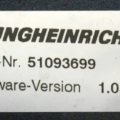Jungheinrich 51037594 | Rij/hef regeling Drive/lift controller AS2409 i k index B Sw. 1,03 51093699 sn. S12X00046658 from ERE120 year 2011