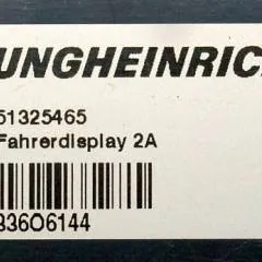 Jungheinrich 51325465 | Fahrerdisplay 2A for ETV/M from year 2011 till 2016 sn. 33606144