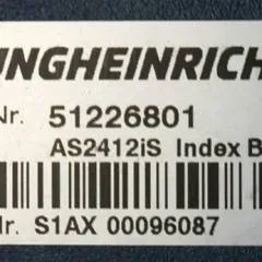 Jungheinrich 51226801 | Rij/hef/stuur regeling  drive/lift/steering controller AS2412 i S index B Sw. 1,06 51263516 sn. S1AX00096087 from ERE225 fixed platform year 2017