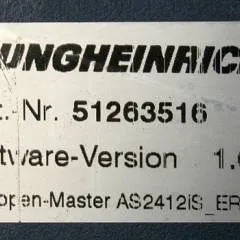 Jungheinrich 51226801 | Rij/hef/stuur regeling  drive/lift/steering controller AS2412 i S index B Sw. 1,06 51263516 sn. S1AX00096087 from ERE225 fixed platform year 2017