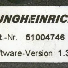 Jungheinrich 50449302 | Stuur regeling Controller AS4803 Z Index I 51004746 sw. 1.33 sn.S10X00073318 from ETV214 year 2010