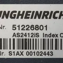 Jungheinrich 51226801 | Rij/hef/stuur regeling  drive/lift/steering controller AS2412 i S index C Sw 1,02 51462874 sn. S1AX000102443 from ERE225 Drive + year 2017