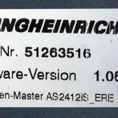 Jungheinrich 51226801 | Rij/hef/stuur regeling  drive/lift/steering controller AS2412 i S index B Sw. 1,06 51263516 sn. S1AX00086093 from ERE225 fixed platform year 2016