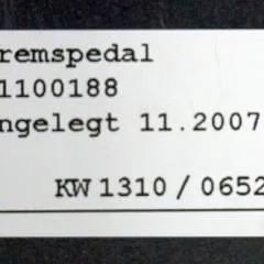 Jungheinrich 51100188 | Rem pedaal Brake pedal sn. 06524268