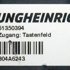 Jungheinrich 51350394 | Code key sn. 650A6243
