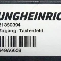 Jungheinrich 51350394 | Code key sn. 650A6658
